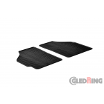 Original Gledring Passform Fußmatten Gummimatten 2 Tlg. - Fiat Punto II 1999-> 2003-2005 Cargo
